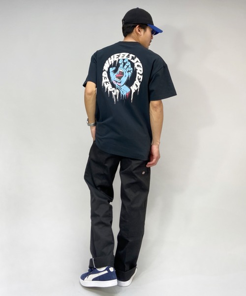 SANTA CRUZ（サンタクルーズ）の「【ムラサキスポーツ別注】SANTACRUZ/サンタクルーズ ルーズシルエット バックプリントTシャツ 502221407（Tシャツ/カットソー・メンズ・ホワイト/レッド/ブラック/グリーン・XXL/L/M/XL）」の19枚目の写真