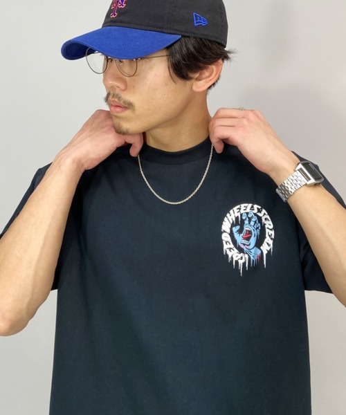 SANTA CRUZ（サンタクルーズ）の「【ムラサキスポーツ別注】SANTACRUZ/サンタクルーズ ルーズシルエット バックプリントTシャツ 502221407（Tシャツ/カットソー・メンズ・ホワイト/レッド/ブラック/グリーン・XXL/L/M/XL）」の14枚目の写真