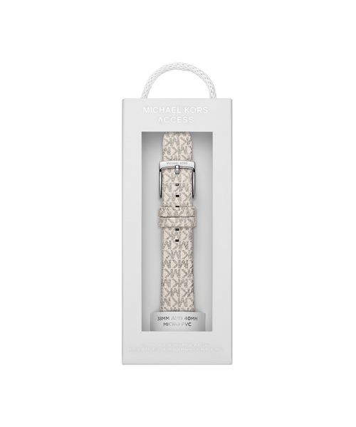 MICHAEL KORS(マイケルコース)の「マイケル・コース アップルウォッチバンド レディース PVC MKS8001(デジタル腕時計・レディース・ホワイト・FREE)」の3枚目の写真