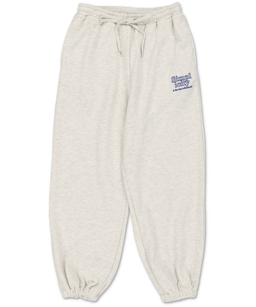 SPINNS（スピンズ）の「ワンポイントロゴ カラースウェットパンツ（スウェットパンツ・レディース・ブルー/ブラウン/グリーン/オフホワイト/オートミール・ONESIZE）」の22枚目の写真