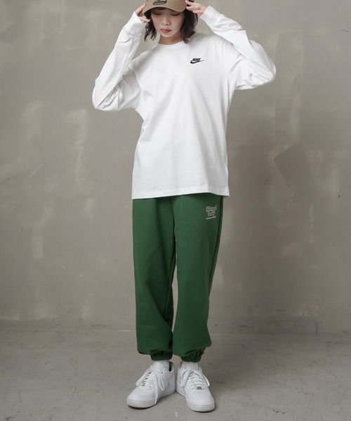 SPINNS（スピンズ）の「ワンポイントロゴ カラースウェットパンツ（スウェットパンツ・レディース・ブルー/ブラウン/グリーン/オフホワイト/オートミール・ONESIZE）」の20枚目の写真