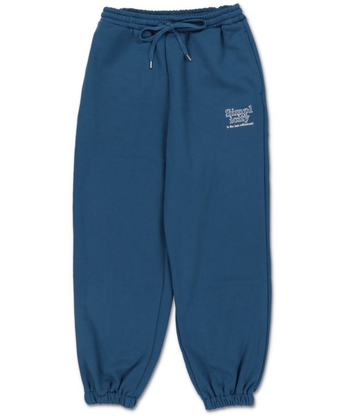 SPINNS（スピンズ）の「ワンポイントロゴ カラースウェットパンツ（スウェットパンツ・レディース・ブルー/ブラウン/グリーン/オフホワイト/オートミール・ONESIZE）」の6枚目の写真