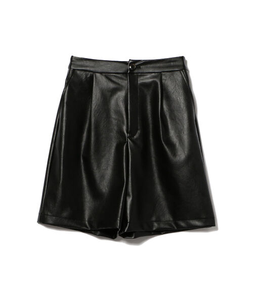 B:MING by BEAMS（ビーミングバイビームス）の「B:MING by BEAMS / フェイクレザー ショート パンツ 22SS（その他パンツ・レディース・ブラック/ベージュ・SMALL/MEDIUM）」の19枚目の写真