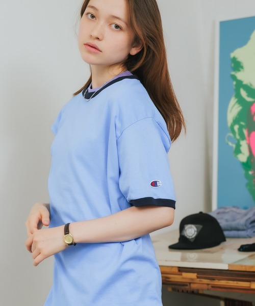 Champion チャンピオン 5 2oz トリムtee 半袖tシャツ リンガーtシャツ Tシャツ カットソー Champion チャンピオン のファッション通販 Zozotown