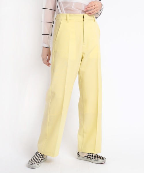 RNA（アールエヌエー）の「R3948 イージーストレートワークパンツ（スラックス・レディース・ブラウン/イエロー/ブルー・MEDIUM）」の17枚目の写真