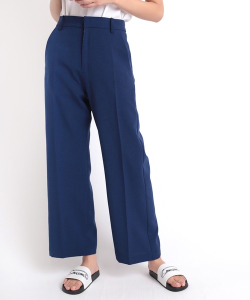 RNA（アールエヌエー）の「R3948 イージーストレートワークパンツ（スラックス・レディース・ブラウン/イエロー/ブルー・MEDIUM）」の18枚目の写真