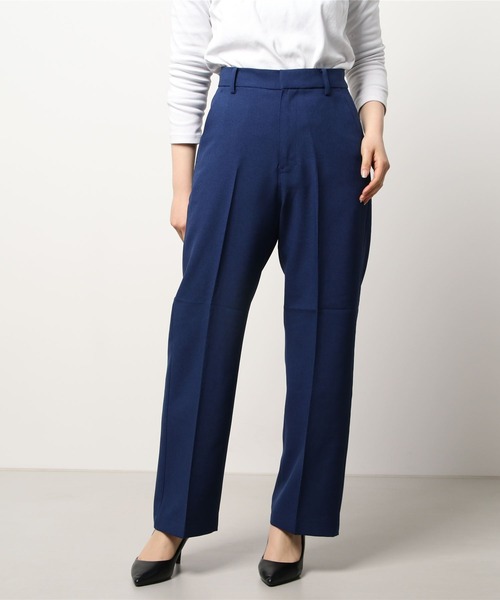 RNA（アールエヌエー）の「R3948 イージーストレートワークパンツ（スラックス・レディース・ブラウン/イエロー/ブルー・MEDIUM）」の21枚目の写真