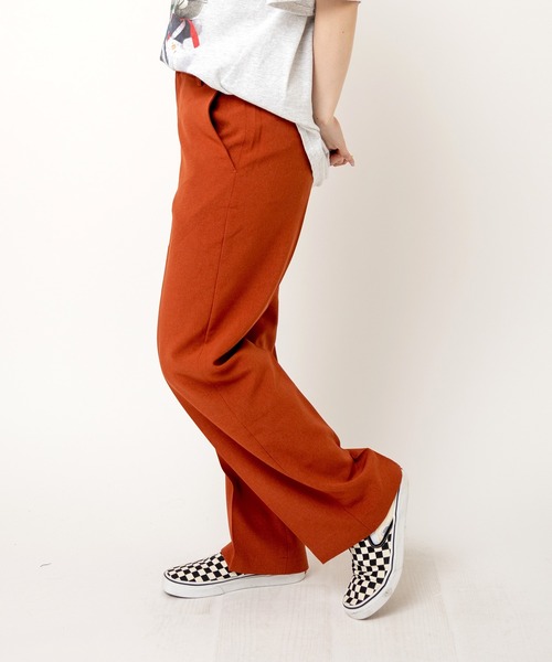 RNA（アールエヌエー）の「R3948 イージーストレートワークパンツ（スラックス・レディース・ブラウン/イエロー/ブルー・MEDIUM）」の20枚目の写真