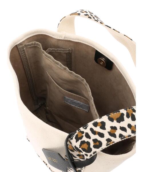 Green　Parks（グリーンパークス）の「・cachecacheワンハンドルバケツトート（トートバッグ・レディース・ブラック/レッド/レオパード・FREE）」の14枚目の写真