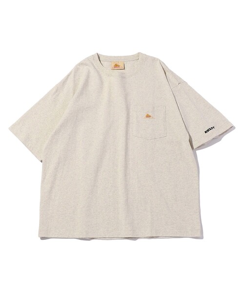 FREAK'S STORE(フリークスストア)の「WEB限定 KELTY×FREAK'S STORE/ケルティ 別注 ワンポイント ヴィンテージロゴ ポケットTシャツ/リンガーTシャツ/ポケT(Tシャツ/カットソー・メンズ・ホワイト/ブラック/サックスブルー/ホワイト×レッド/ブラック×ホワイト/グレイッシュベージュ/アッシュグレー/ダークグリーン/ラベンダー/ホワイト×ブラック/ホワイト×パープル・X-LARGE/SMALL/LARGE/MEDIUM)」の18枚目の写真