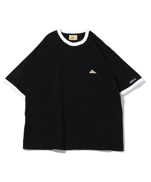 FREAK'S STORE(フリークスストア)の「WEB限定 KELTY×FREAK'S STORE/ケルティ 別注 ワンポイント ヴィンテージロゴ ポケットTシャツ/リンガーTシャツ/ポケT(Tシャツ/カットソー・メンズ・ホワイト/ブラック/サックスブルー/ホワイト×レッド/ブラック×ホワイト/グレイッシュベージュ/アッシュグレー/ダークグリーン/ラベンダー/ホワイト×ブラック/ホワイト×パープル・X-LARGE/SMALL/LARGE/MEDIUM)」の22枚目の写真
