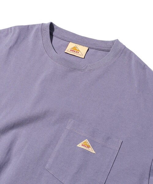 FREAK'S STORE(フリークスストア)の「WEB限定 KELTY×FREAK'S STORE/ケルティ 別注 ワンポイント ヴィンテージロゴ ポケットTシャツ/リンガーTシャツ/ポケT(Tシャツ/カットソー・メンズ・ホワイト/ブラック/サックスブルー/ホワイト×レッド/ブラック×ホワイト/グレイッシュベージュ/アッシュグレー/ダークグリーン/ラベンダー/ホワイト×ブラック/ホワイト×パープル・X-LARGE/SMALL/LARGE/MEDIUM)」の19枚目の写真