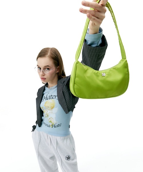 SCULPTOR(スカルプター)の「Metallic Nylon Tote Bag/メタリックナイロントートバッグ(トートバッグ・レディース・ブラック/ライム・FREE)」の14枚目の写真