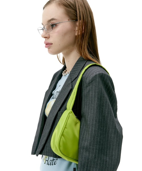 SCULPTOR(スカルプター)の「Metallic Nylon Tote Bag/メタリックナイロントートバッグ(トートバッグ・レディース・ブラック/ライム・FREE)」の16枚目の写真