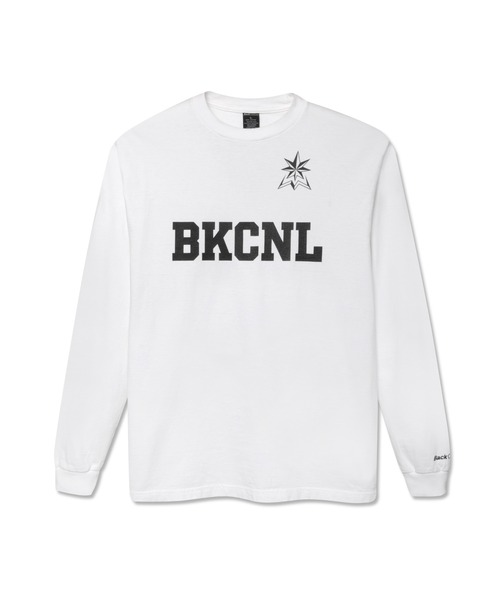 Back Channel（バックチャンネル）の「BKCNL LONG SLEEVE T（Tシャツ/カットソー・メンズ・ホワイト/ブラック/ベージュ系その他・SMALL/MEDIUM/LARGE/X-LARGE/XX-LARGE）」の2枚目の写真