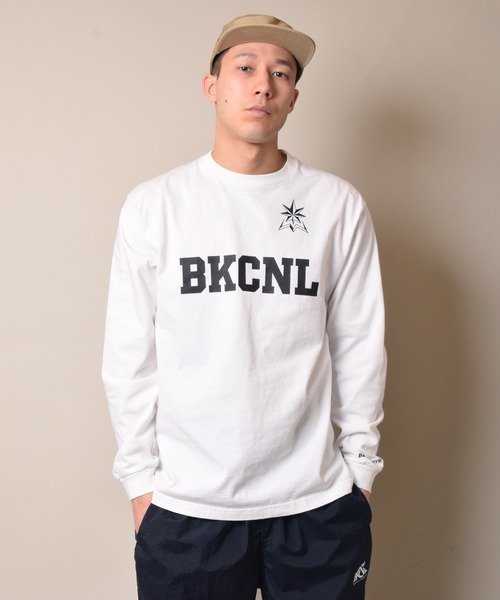 Back Channel（バックチャンネル）の「BKCNL LONG SLEEVE T（Tシャツ/カットソー・メンズ・ホワイト/ブラック/ベージュ系その他・SMALL/MEDIUM/LARGE/X-LARGE/XX-LARGE）」の9枚目の写真