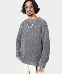 PORT BY ARK | PORT BY ARK / ポートバイアーク：Straw yarn Knit P/O：PO11-K001[COR](ニット/セーター)