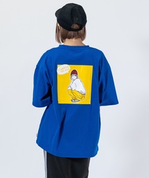 【1】〔Red Cap Girl/レッドキャップガール〕天竺 RCGフロントプリント/バックプリント カラーTシャツ
