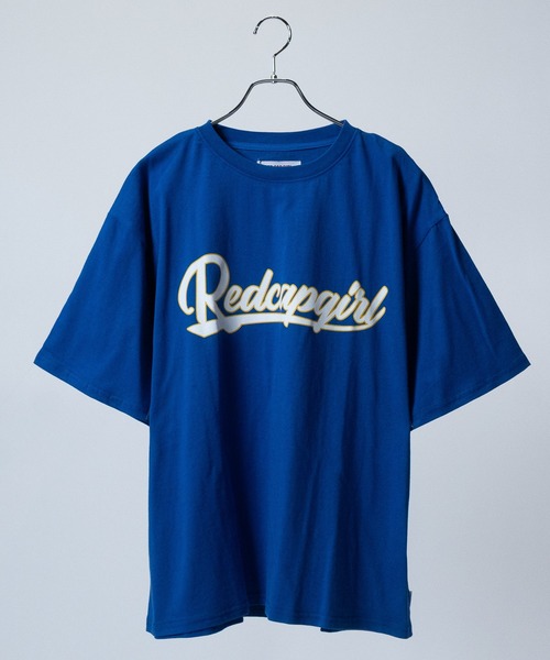 RRD 売れ筋商品|||アールアールディ Tシャツ トップス レディース T-shirts Blue a-r】〔Red Cap Girl/レッドキャップガール〕天竺 RCGフロント