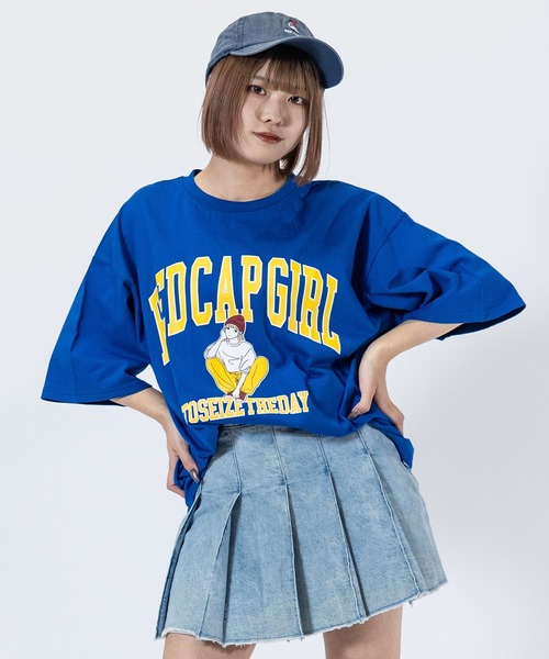 RRD 売れ筋商品|||アールアールディ Tシャツ トップス レディース T-shirts Blue ロゴ Tシャツ21-22（青） – RADWIMPS ONLINE STORE