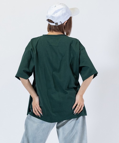 Red Cap Girl(レッドキャプガール)の「【a-r】〔Red Cap Girl/レッドキャップガール〕天竺 RCGフロントプリント/バックプリント カラーTシャツ(Tシャツ/カットソー・メンズ・ホワイト/ブラック/ダークグリーン/ブルー/ブルー系その他/サックスブルー系/グリーン/ホワイト系その他・MEDIUM/LARGE/X-LARGE)」の19枚目の写真