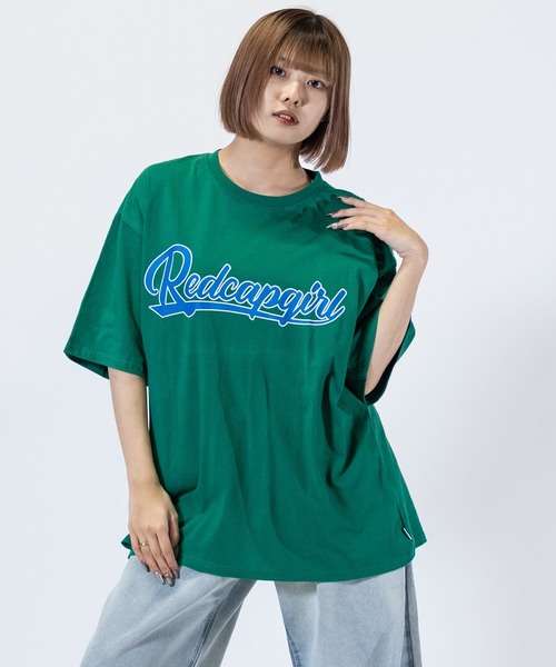 Red Cap Girl(レッドキャプガール)の「【a-r】〔Red Cap Girl/レッドキャップガール〕天竺 RCGフロントプリント/バックプリント カラーTシャツ(Tシャツ/カットソー・メンズ・ホワイト/ブラック/ダークグリーン/ブルー/ブルー系その他/サックスブルー系/グリーン/ホワイト系その他・MEDIUM/LARGE/X-LARGE)」の12枚目の写真