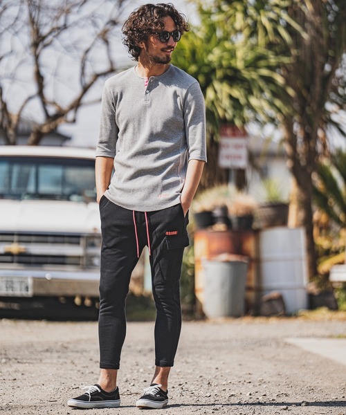 felkod（フィルコッド）の「mp9997- Asymmetric Easy Cargo Pants カーゴパンツ（カーゴパンツ・メンズ・ブラック/トップグレー・M/L/S）」の12枚目の写真