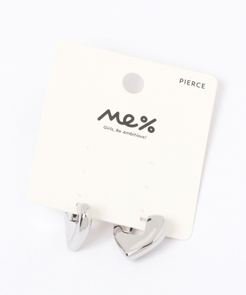 Me%（ミィパーセント）の「BIGハートワンタッチピアス（ピアス（両耳用）・レディース・グレー/イエロー・FREE）」の10枚目の写真