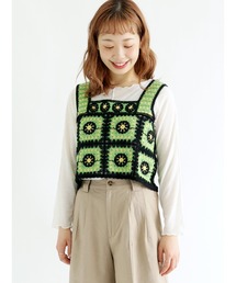 モチーフレースビスチェ