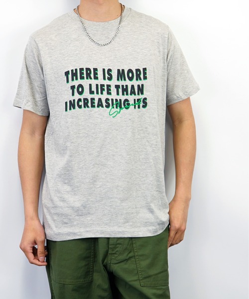 Burner（バーナー）の「【GROOVY STORE】メッセージロゴプリントTシャツ（Tシャツ/カットソー・メンズ・ピンク/ベージュ/ブラック系その他/レッド/ブラック/ホワイト/オレンジ/ブラック系その他2/グリーン/ホワイト系その他/ネイビー/グリーン系その他・L/M/LL）」の3枚目の写真