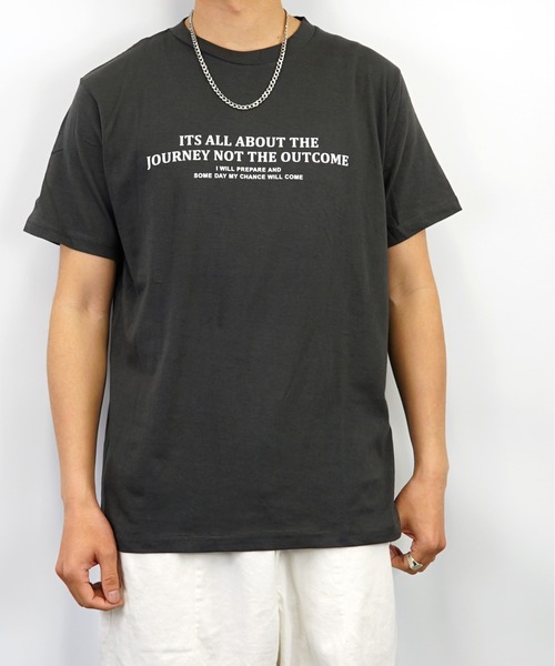 Burner（バーナー）の「【GROOVY STORE】メッセージロゴプリントTシャツ（Tシャツ/カットソー・メンズ・ピンク/ベージュ/ブラック系その他/レッド/ブラック/ホワイト/オレンジ/ブラック系その他2/グリーン/ホワイト系その他/ネイビー/グリーン系その他・L/M/LL）」の5枚目の写真