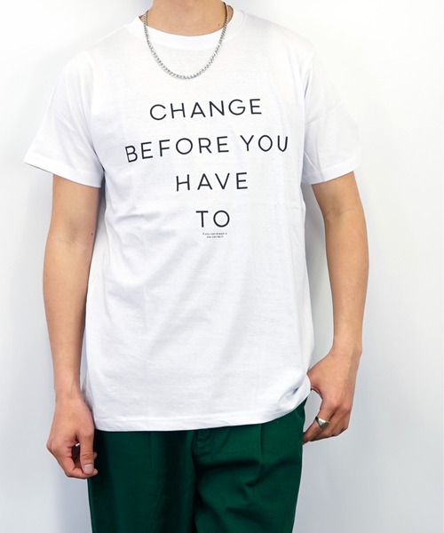 Burner（バーナー）の「【GROOVY STORE】メッセージロゴプリントTシャツ（Tシャツ/カットソー・メンズ・ピンク/ベージュ/ブラック系その他/レッド/ブラック/ホワイト/オレンジ/ブラック系その他2/グリーン/ホワイト系その他/ネイビー/グリーン系その他・L/M/LL）」の2枚目の写真