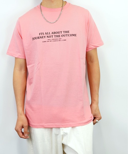 Burner（バーナー）の「【GROOVY STORE】メッセージロゴプリントTシャツ（Tシャツ/カットソー・メンズ・ピンク/ベージュ/ブラック系その他/レッド/ブラック/ホワイト/オレンジ/ブラック系その他2/グリーン/ホワイト系その他/ネイビー/グリーン系その他・L/M/LL）」の11枚目の写真