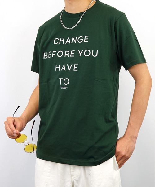 Burner（バーナー）の「【GROOVY STORE】メッセージロゴプリントTシャツ（Tシャツ/カットソー・メンズ・ピンク/ベージュ/ブラック系その他/レッド/ブラック/ホワイト/オレンジ/ブラック系その他2/グリーン/ホワイト系その他/ネイビー/グリーン系その他・L/M/LL）」の21枚目の写真