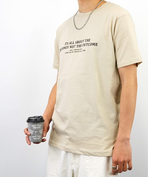 Burner（バーナー）の「【GROOVY STORE】メッセージロゴプリントTシャツ（Tシャツ/カットソー・メンズ・ピンク/ベージュ/ブラック系その他/レッド/ブラック/ホワイト/オレンジ/ブラック系その他2/グリーン/ホワイト系その他/ネイビー/グリーン系その他・L/M/LL）」の15枚目の写真