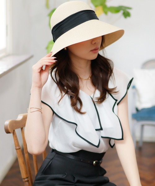 LIPSERVICE（リップサービス）の「BIGラッフルカラーブラウス（シャツ/ブラウス・レディース・ホワイト/ブラック/グリーン/ピンク系その他・FREE）」の22枚目の写真