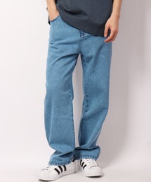 k．u．i（ケーユーアイ）の「MARENGO ワイドカラーデニムパンツ（デニムパンツ）」