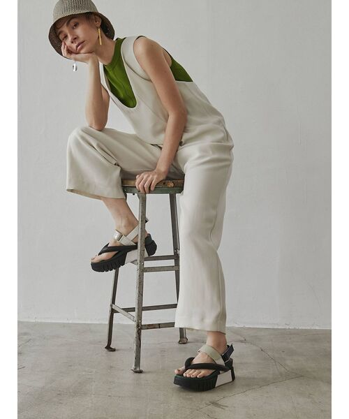 UN3D.（アンスリード）の「ベーシックニットタンクトップ（タンクトップ・レディース・ブルー/ホワイト/ライム/ブラック・FREE）」の13枚目の写真