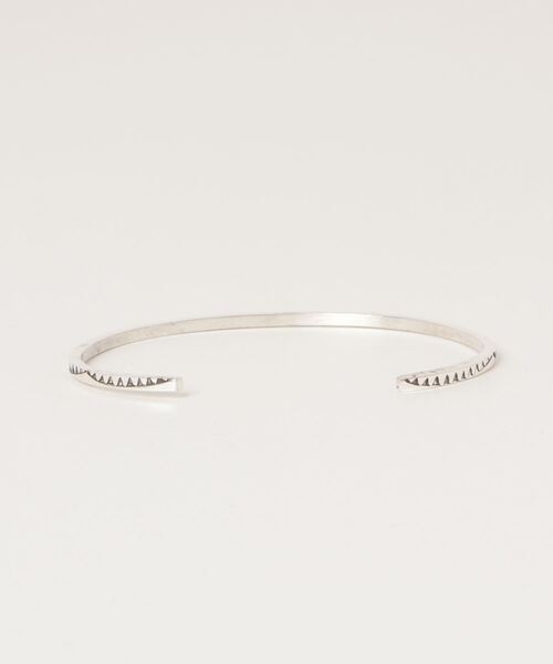 ELAINE TAHE（エレインタヘ）の「【Elaine Tahe Navajo】SS Brac. Sq.-Stamp（ブレスレット・メンズ・シルバー・FREE）」の3枚目の写真