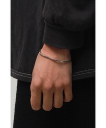 ELAINE TAHE | 【Elaine Tahe Navajo】SS Brac. Sq.-Stamp(ブレスレット)