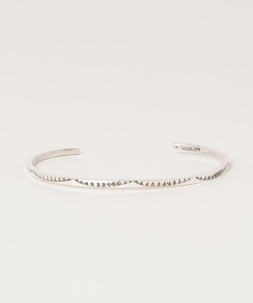 ELAINE TAHE（エレインタヘ）の「【Elaine Tahe Navajo】SS Brac. Sq.-Stamp（ブレスレット・メンズ・シルバー・FREE）」の2枚目の写真