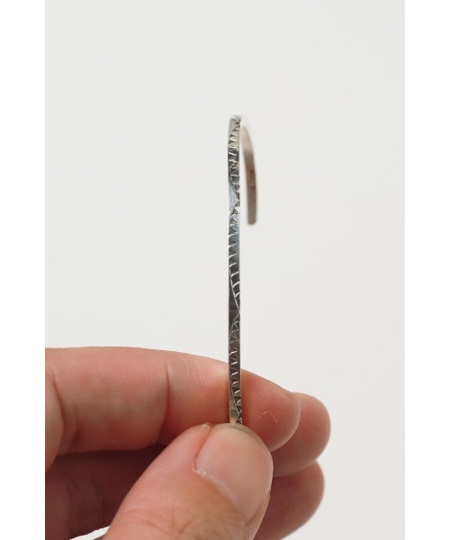 ELAINE TAHE（エレインタヘ）の「【Elaine Tahe Navajo】SS Brac. Sq.-Stamp（ブレスレット・メンズ・シルバー・FREE）」の5枚目の写真