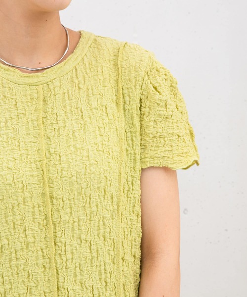 KBF（ケイビーエフ）の「『WEB/一部店舗限定』ランダムシャーリングフレアワンピース（ワンピース・レディース・ブラック/イエロー/ブルー・ONE）」の20枚目の写真