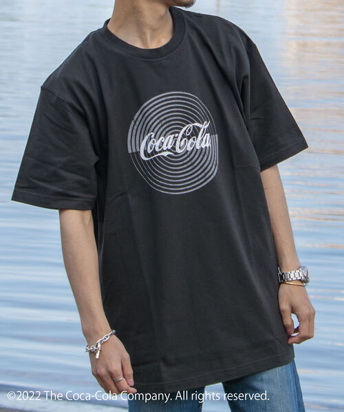 GLOSTER（グロスター）の「【GLOSTER/グロスター】Coca-Cola Tシャツ コカ･コーラ プリントT（Tシャツ/カットソー・メンズ・チャコールグレー・MEDIUM/LARGE）」の11枚目の写真