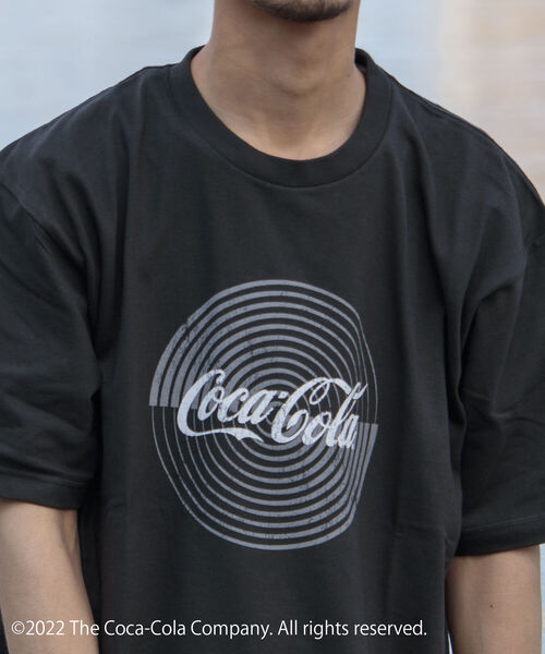 GLOSTER（グロスター）の「【GLOSTER/グロスター】Coca-Cola Tシャツ コカ･コーラ プリントT（Tシャツ/カットソー・メンズ・チャコールグレー・MEDIUM/LARGE）」の10枚目の写真