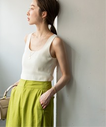 Noble | ソフトスクエアーネックニットタンク2(タンクトップ)