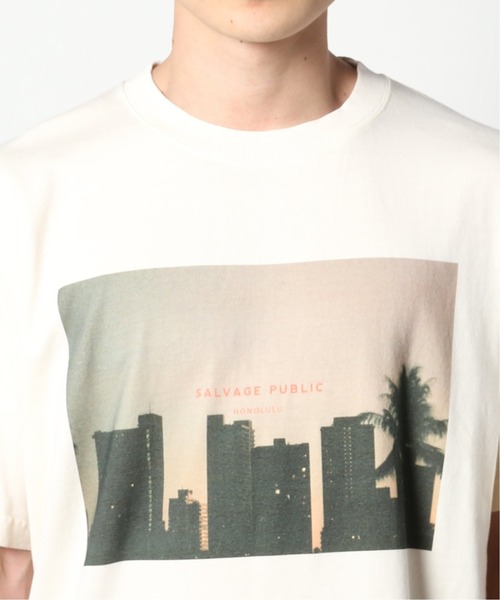SALVAGE PUBLIC(サルベージパブリック)の「【SALVAGE PUBLIC/サルベージパブリック×DESMOND×JS】別注 プリントTシャツII(Tシャツ/カットソー・メンズ・アイボリー・MEDIUM/LARGE)」の14枚目の写真