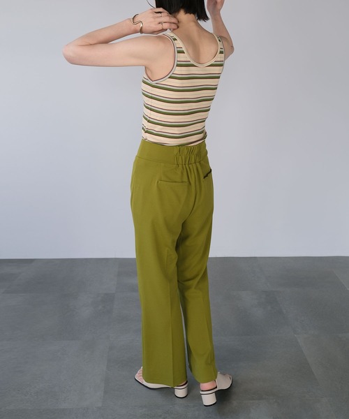 ＡＮＤＪ（アンドジェイ）の「マルチボーダーテレコタンクトップ（タンクトップ・レディース・レッド/グリーン/アイボリー・M）」の21枚目の写真