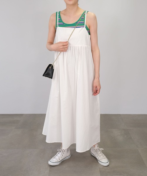 ＡＮＤＪ（アンドジェイ）の「マルチボーダーテレコタンクトップ（タンクトップ・レディース・レッド/グリーン/アイボリー・M）」の15枚目の写真