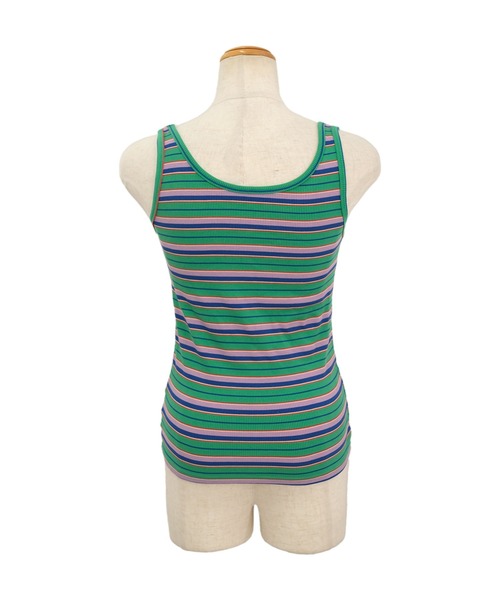 ＡＮＤＪ（アンドジェイ）の「マルチボーダーテレコタンクトップ（タンクトップ・レディース・レッド/グリーン/アイボリー・M）」の17枚目の写真